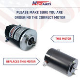Hydraulic Pump Motor 167576 Compatible with 414018 & #F000MM0809 045-167567 and Collar Coupling Included